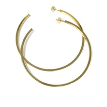 Load image into Gallery viewer, 14K Large Hoop Earrings