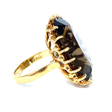 Load image into Gallery viewer, 14K Vintage Smokey Quartz Ring