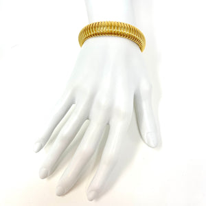 18K Italian Tubogas Bracelet