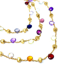 Load image into Gallery viewer, 18K Marco Bicego Paradise Three Strand Necklace MSRP $5700