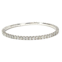 Load image into Gallery viewer, 14k Flexible Diamond Tennis Bangle