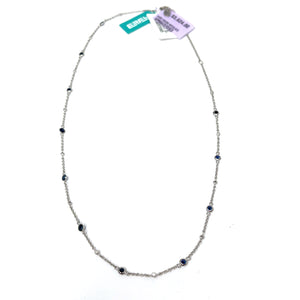 14K Effy Sapphire And Diamond Necklace