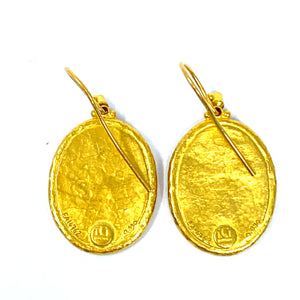 24k Gurhan Diamond Dangle Earrings