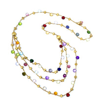 Load image into Gallery viewer, 18K Marco Bicego Paradise Three Strand Necklace MSRP $5700