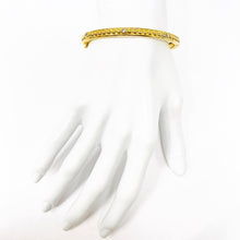 Load image into Gallery viewer, 14k Diamond Beaded Bangle