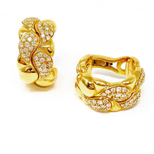 Load image into Gallery viewer, 18K Chopard Diamond Casmir Earrings MSRP $16,500