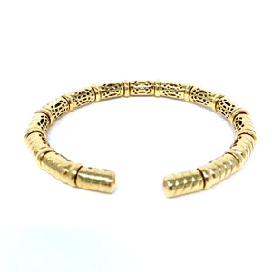 14k Diamond Flex Bangle