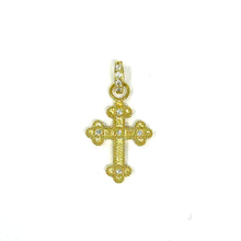 Load image into Gallery viewer, 14K Diamond Cross Pendant