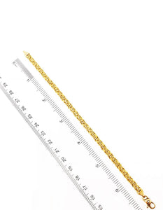 18k Gold Byzantine Bracelet