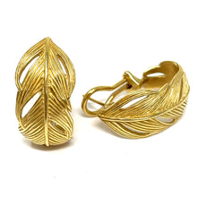 Load image into Gallery viewer, 14K Leaf Earrings