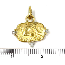 Load image into Gallery viewer, 14K Etruscan Nike Diamond Enhancer Pendant