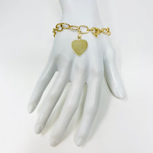 Load image into Gallery viewer, 14K Heart Charm Bracelet