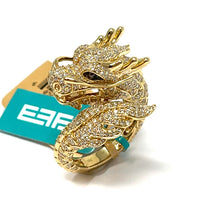 Load image into Gallery viewer, 14K Effy Diamond Dragon Ring MSRP $8574