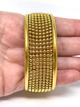 Load image into Gallery viewer, 18k Italian Beaded Mesh Bangle Bracelet By Zoccai