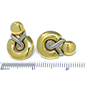 18K Italian Designer Chimento Earrings