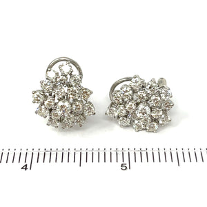 18K 5.40 Carat Diamond Earrings