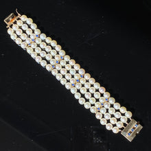 Load image into Gallery viewer, 14K Vintage Pearl And Sapphire Bracelet