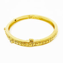 Load image into Gallery viewer, 14k Diamond Beaded Bangle