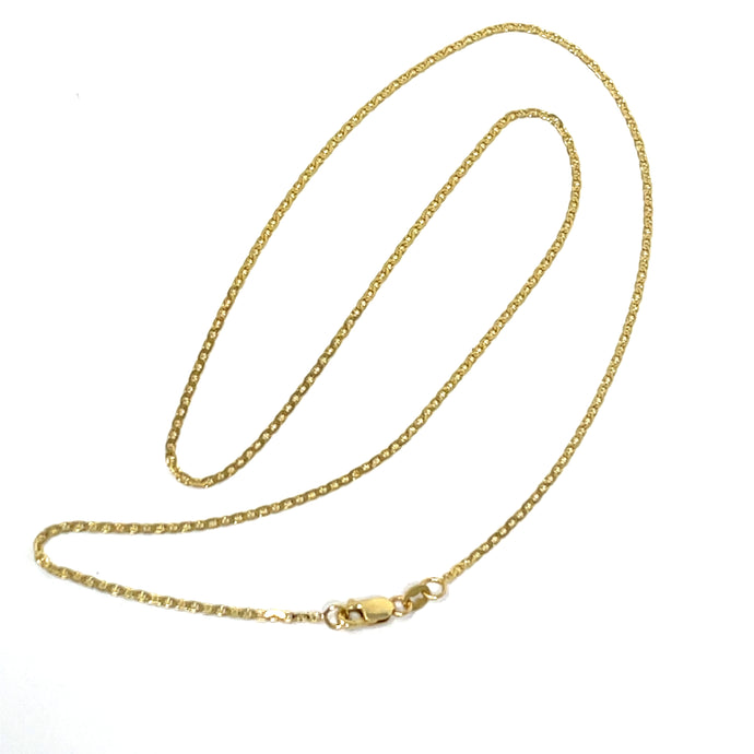 14K Anchor Chain Necklace