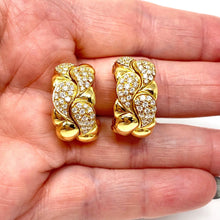 Load image into Gallery viewer, 18K Chopard Diamond Casmir Earrings MSRP $16,500